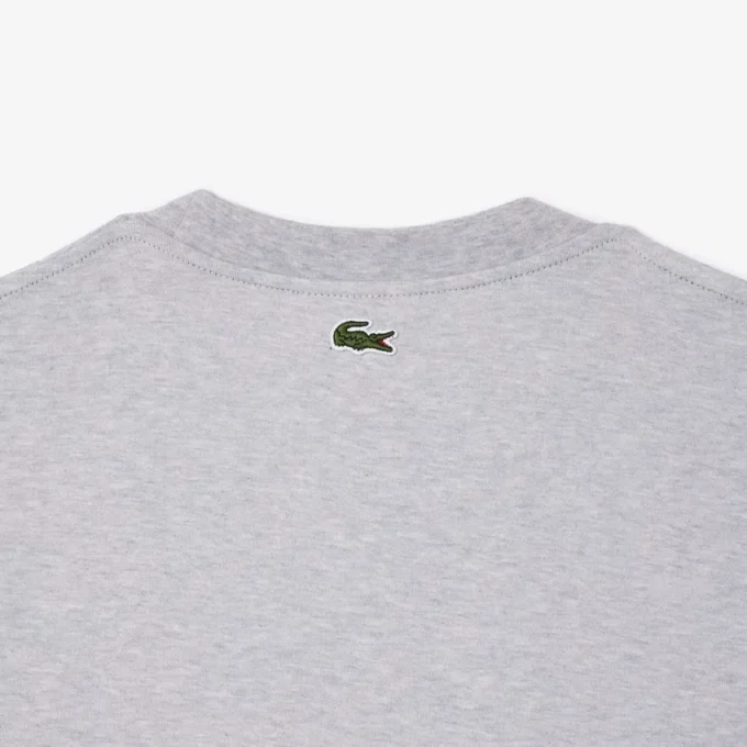 Camiseta estampada de algodón grueso de corte holgado para hombre