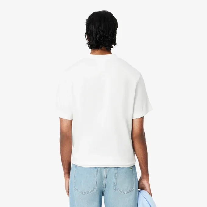 Camiseta gráfica de algodón grueso para hombre