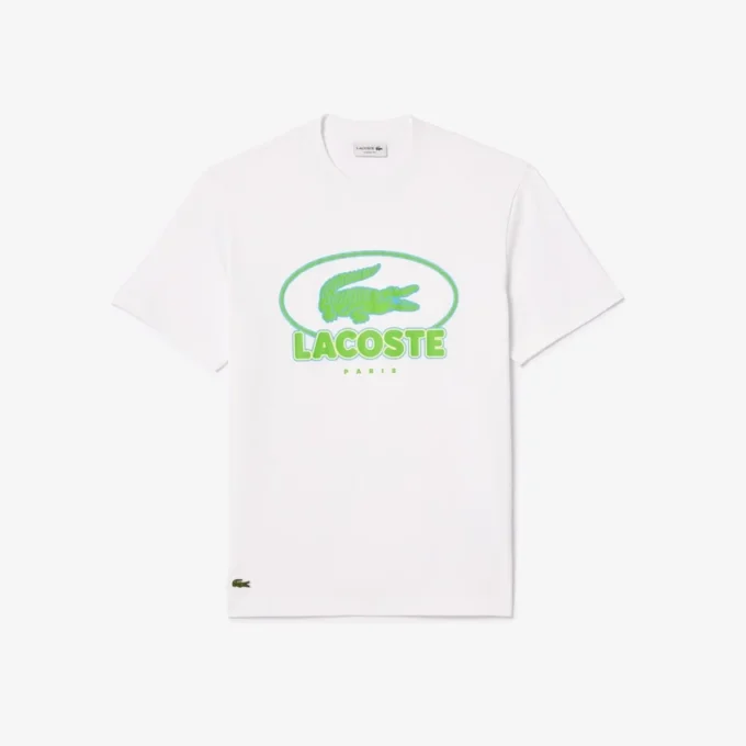 Camiseta gráfica de algodón grueso para hombre