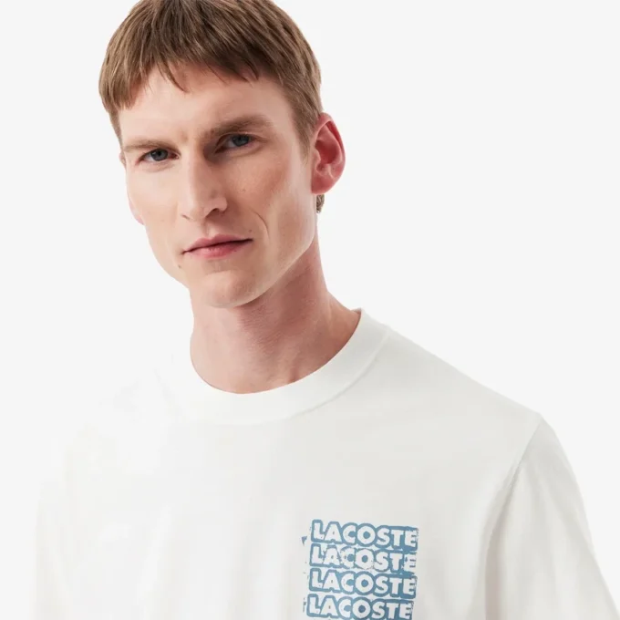 Camiseta gráfica de jersey de algodón para hombre
