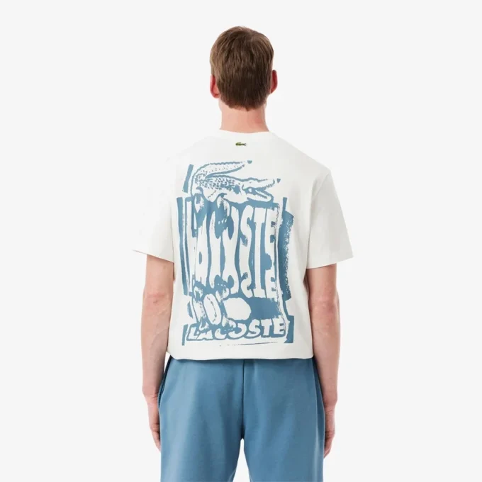Camiseta gráfica de jersey de algodón para hombre