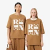 Camiseta gráfica de satén Runway