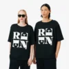 Camiseta gráfica de satén Runway