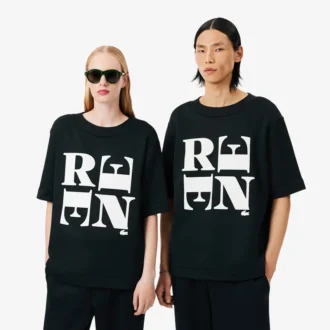 Camiseta gráfica de satén Runway