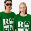 Camiseta gráfica de satén Runway