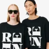 Camiseta gráfica de satén Runway