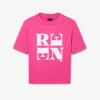 Camiseta gráfica de satén Runway