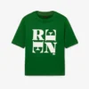 Camiseta gráfica de satén Runway