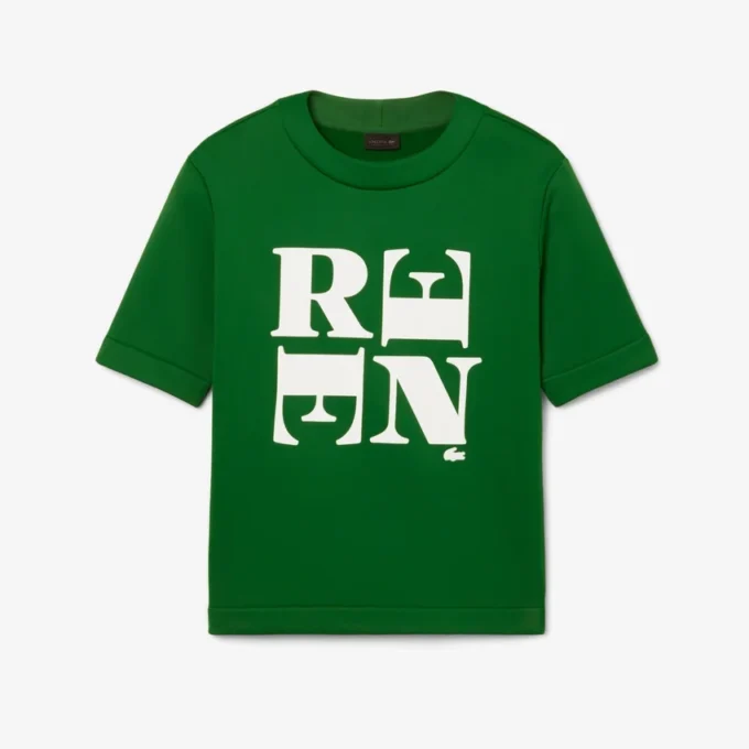 Camiseta gráfica de satén Runway