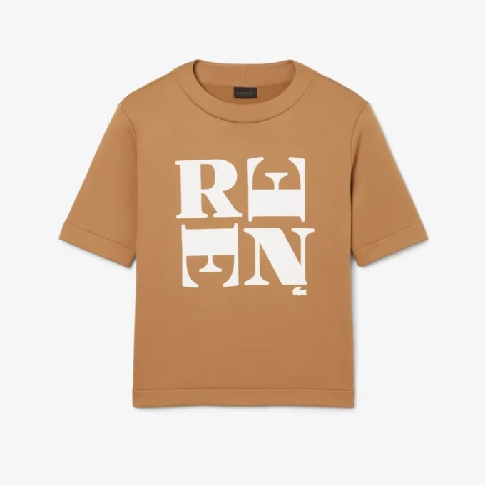 Camiseta gráfica de satén Runway