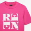 Camiseta gráfica de satén Runway