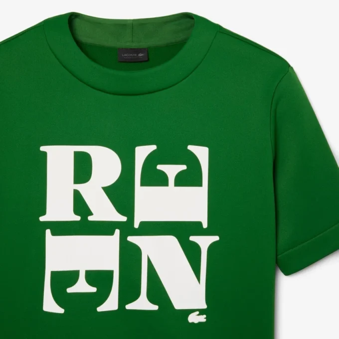 Camiseta gráfica de satén Runway