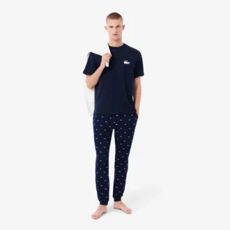 Camiseta interior de algodón con estampado de cocodrilo para hombre