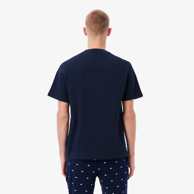 Camiseta interior de algodón con estampado de cocodrilo para hombre