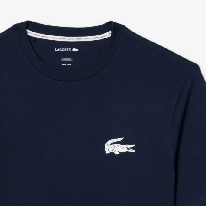Camiseta interior de algodón con estampado de cocodrilo para hombre