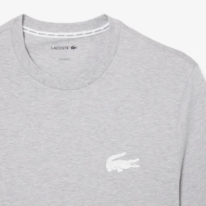 Camiseta interior de algodón con estampado de cocodrilo para hombre