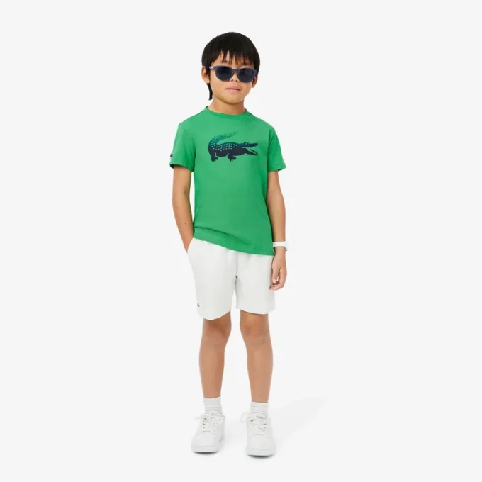 Camiseta Lacoste X Daniil Medvedev Ultra Dry para niño