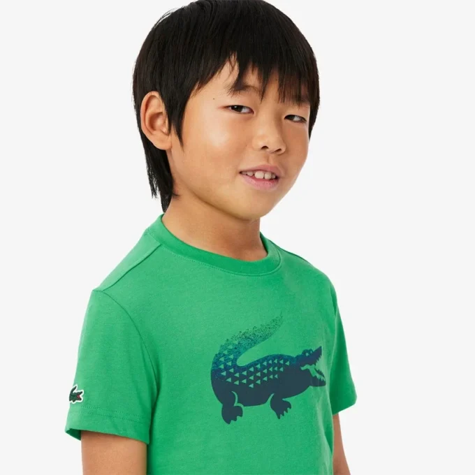 Camiseta Lacoste X Daniil Medvedev Ultra Dry para niño