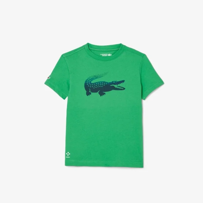 Camiseta Lacoste X Daniil Medvedev Ultra Dry para niño