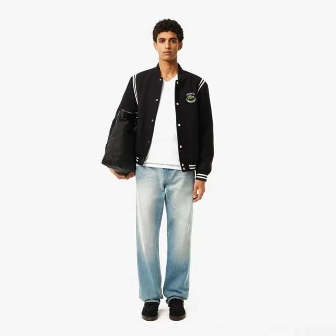 Camiseta ligera de cuello en V de algodón Pima para hombre