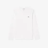 Camiseta ligera de cuello en V de algodón Pima para hombre