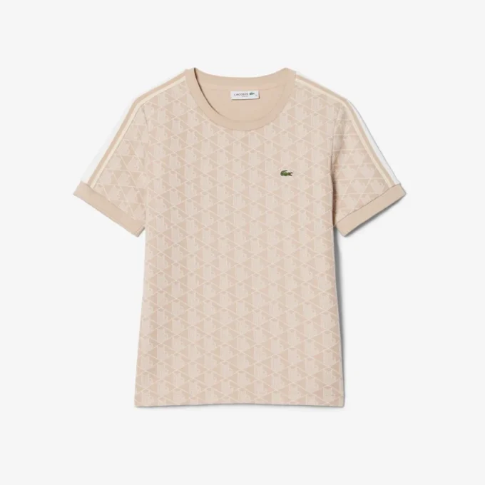 Camiseta Monogram de corte ajustado para mujer