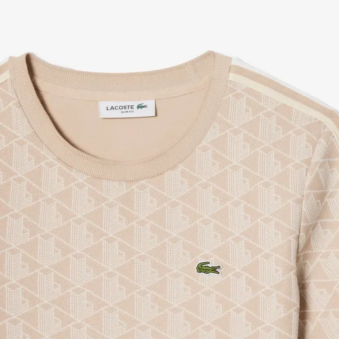 Camiseta Monogram de corte ajustado para mujer