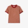 Camiseta Monogram de corte entallado para mujer