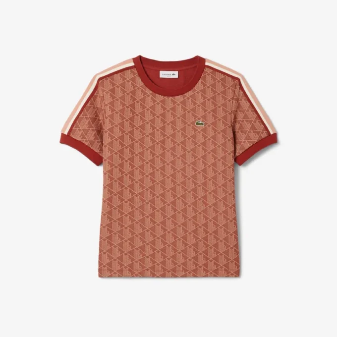 Camiseta Monogram de corte entallado para mujer
