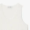 Camiseta sin mangas de croché de malla