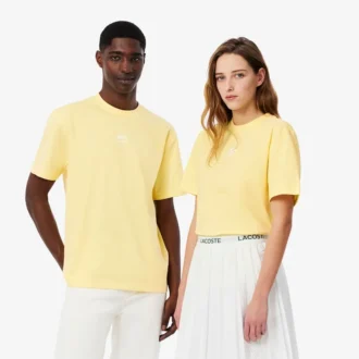 Camiseta unisex de algodón con estampado característico