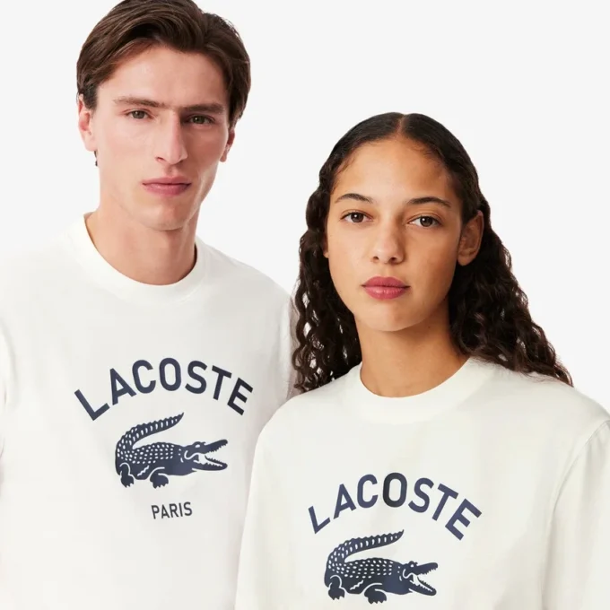 Camiseta unisex de algodón con estampado característico