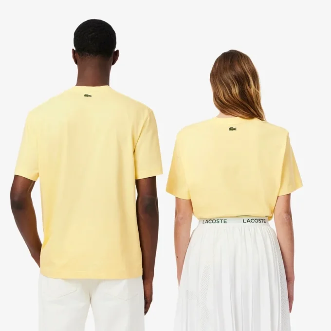 Camiseta unisex de algodón con estampado característico