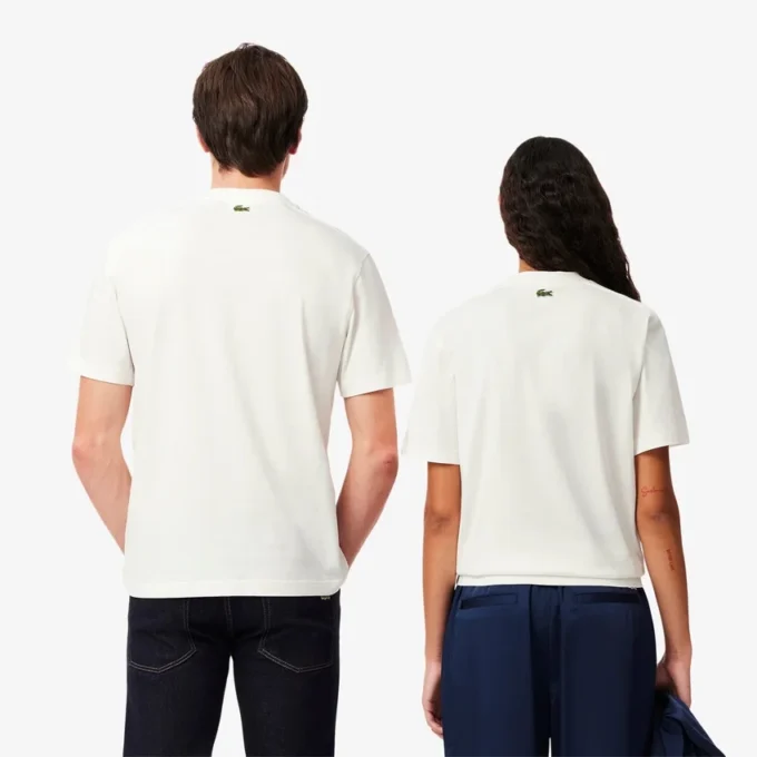 Camiseta unisex de algodón con estampado característico
