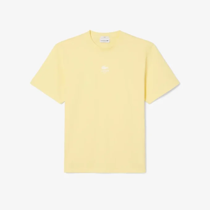 Camiseta unisex de algodón con estampado característico