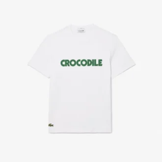 Camiseta unisex de algodón estampada