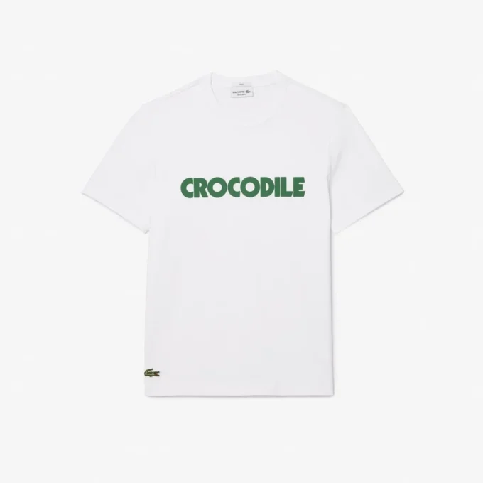 Camiseta unisex de algodón estampada