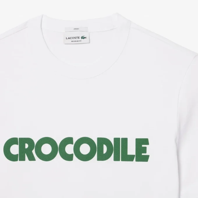 Camiseta unisex de algodón estampada
