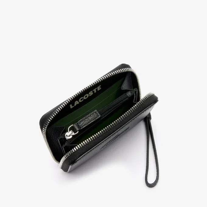 Cartera de piel granulada City Court