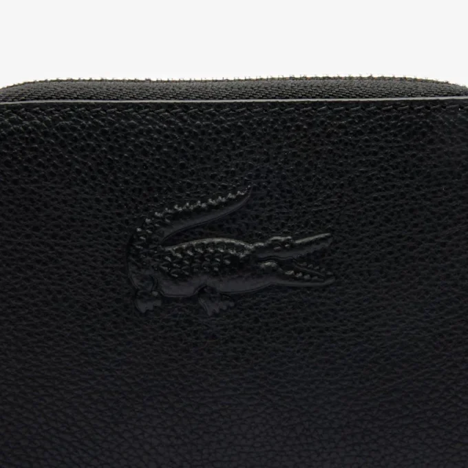 Cartera de piel granulada City Court