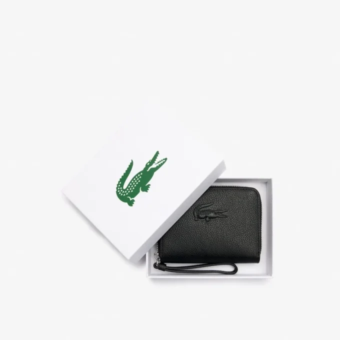 Cartera de piel granulada City Court