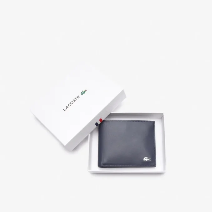 Cartera Fitzgerald de piel repujada