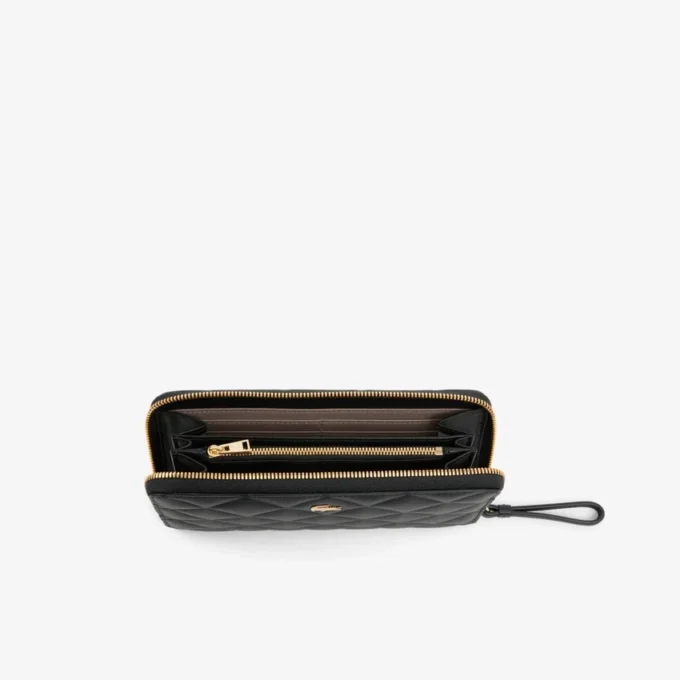 Cartera grande de piel Crocodelle