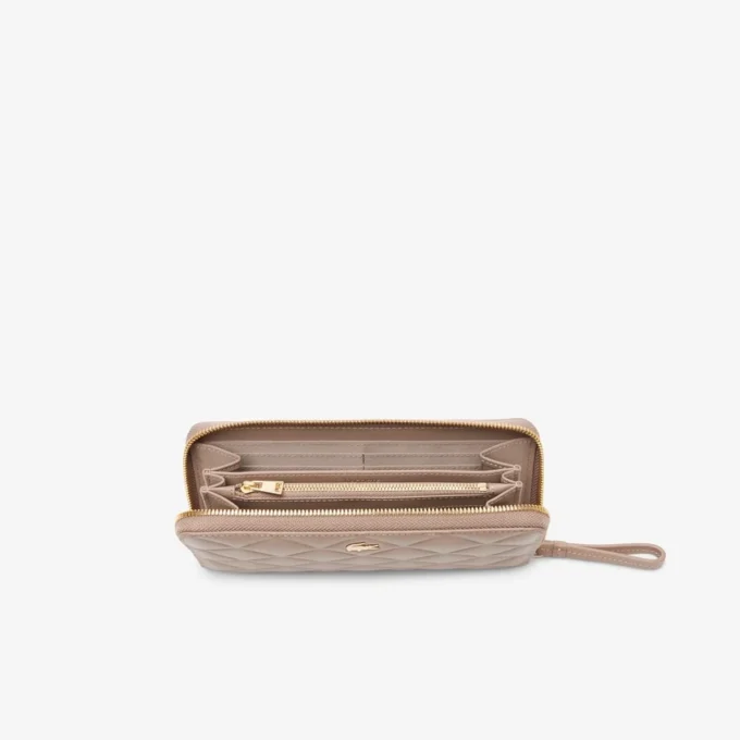 Cartera grande de piel Crocodelle