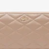 Cartera grande de piel Crocodelle