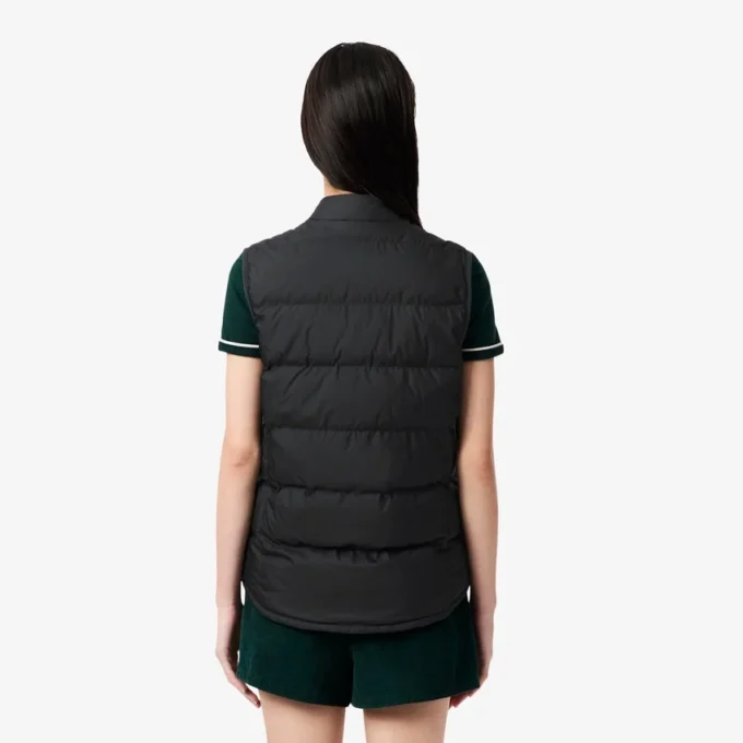 Chaleco acolchado de plumón para mujer
