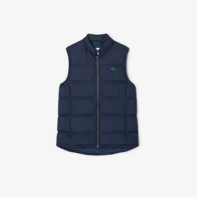 Chaleco acolchado de plumón para mujer