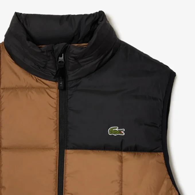 Chaleco acolchado para hombre con capucha desmontable