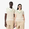 Chaleco de punto con efecto ganchillo unisex