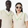 Chaleco de punto con efecto ganchillo unisex